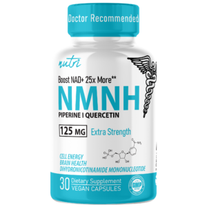 Nutri NMNH EXTRA Strength 125 mg (Dihydronicotinamide Mononucleotide) – 30 Count