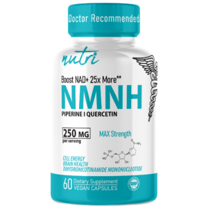 Nutri NMNH MAX Strength 250 mg (Dihydronicotinamide Mononucleotide) – 60 Count